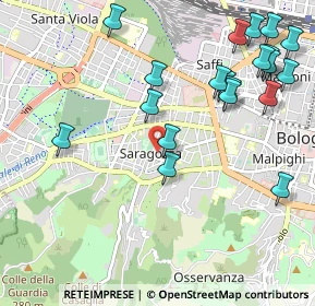 Mappa Via Antonio Zannoni, 40134 Bologna BO, Italia (1.2495)