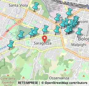 Mappa Via Antonio Zannoni, 40134 Bologna BO, Italia (1.132)