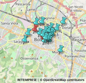 Mappa Piazza Galvani, 40124 Bologna BO, Italia (0.963)