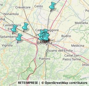 Mappa Piazza Galvani, 40124 Bologna BO, Italia (8.0425)
