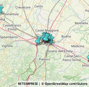 Mappa Piazza Galvani, 40124 Bologna BO, Italia (8.08818)