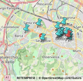 Mappa Via Duccio Galimberti, 40134 Bologna BO, Italia (1.83438)
