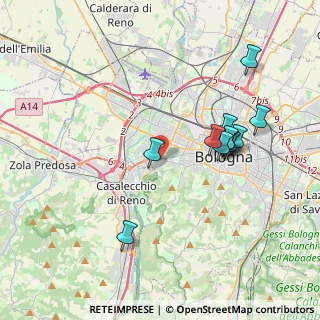 Mappa Via Gastone Sozzi, 40133 Bologna BO, Italia (3.78182)
