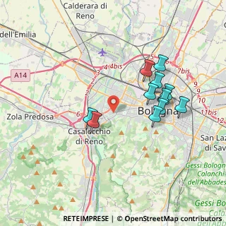 Mappa Via Gastone Sozzi, 40133 Bologna BO, Italia (3.46273)