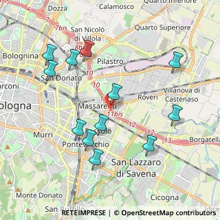 Mappa A14, 40138 Bologna BO, Italia (2.125)