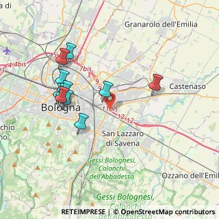 Mappa A14, 40138 Bologna BO, Italia (3.80182)