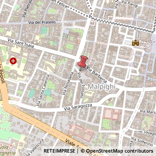 Mappa Via del Fossato, 3, 40123 Bologna, Bologna (Emilia Romagna)