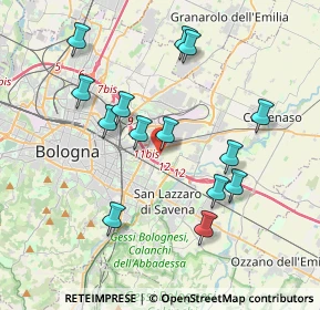 Mappa Via Tommaso Martelli, 40138 Bologna BO, Italia (3.78786)