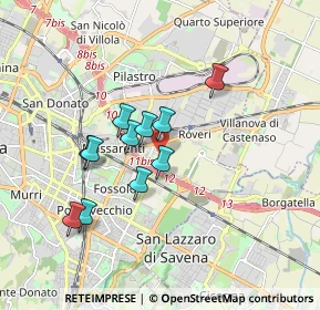 Mappa Via Tommaso Martelli, 40138 Bologna BO, Italia (1.47)