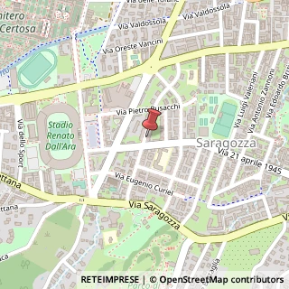 Mappa Via Giovanni Paolo Martini, 20, 40134 Bologna, Bologna (Emilia Romagna)