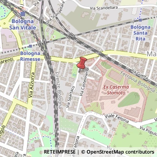 Mappa Via Spartaco, 2, 40138 Bologna, Bologna (Emilia Romagna)