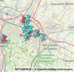 Mappa Via Francesco Rocchi, 40138 Bologna BO, Italia (3.27917)