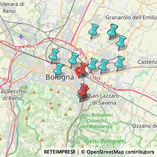 Mappa Via Francesco Rocchi, 40138 Bologna BO, Italia (3.15714)