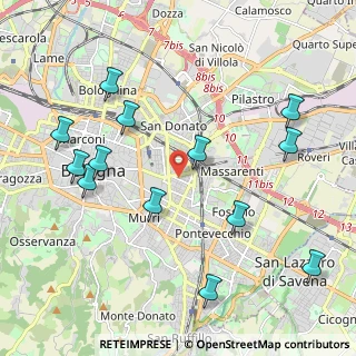 Mappa Via Francesco Rocchi, 40138 Bologna BO, Italia (2.38231)