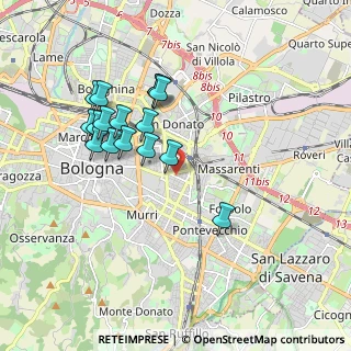 Mappa Via Francesco Rocchi, 40138 Bologna BO, Italia (1.75563)