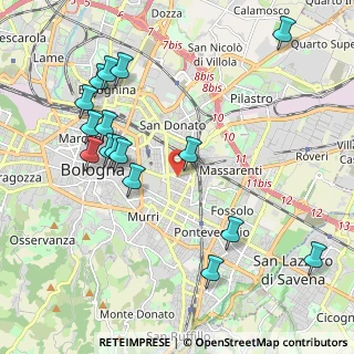 Mappa Via Francesco Rocchi, 40138 Bologna BO, Italia (2.33375)