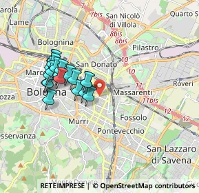 Mappa Via Francesco Rocchi, 40138 Bologna BO, Italia (1.649)