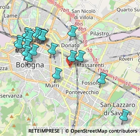 Mappa Via Giovanni Lorenzo Bernini, 40138 Bologna BO, Italia (2.2245)