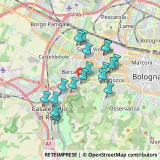 Mappa Via Ruggero Grieco, 40133 Bologna BO, Italia (1.61722)