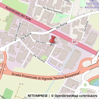 Mappa Via Lazio, 14, 40069 Zola Predosa, Bologna (Emilia Romagna)