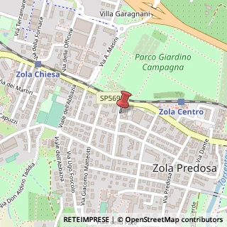 Mappa Via del Calcagno, 3, 40069 Zola Predosa, Bologna (Emilia Romagna)