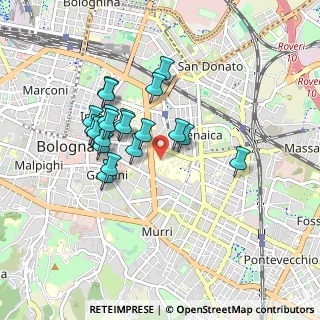 Mappa Policlinico Sant'Orsola-Malpighi, 40138 Bologna BO, Italia (0.7655)