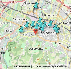 Mappa Via Alessandro Guidotti, 40134 Bologna BO, Italia (1.34833)