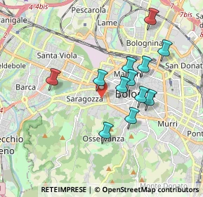 Mappa Via Alessandro Guidotti, 40134 Bologna BO, Italia (1.6275)