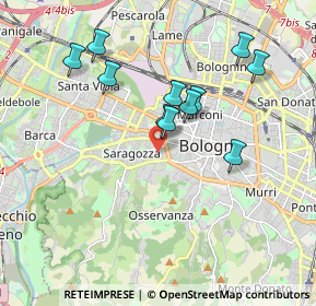 Mappa Via Alessandro Guidotti, 40134 Bologna BO, Italia (1.73091)