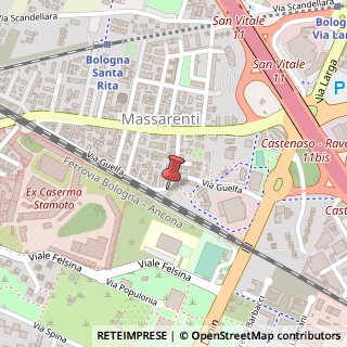 Mappa Via Guelfa, 1/2, 40138 Bologna, Bologna (Emilia Romagna)