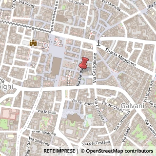 Mappa Via de' Toschi, 4, 40124 Bologna, Bologna (Emilia Romagna)