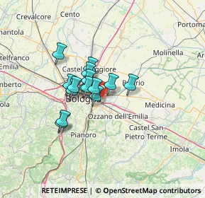 Mappa 40138 Castenaso BO, Italia (8.814)