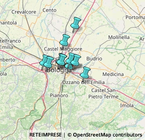 Mappa 40138 Castenaso BO, Italia (7.39727)