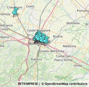 Mappa 40138 Castenaso BO, Italia (7.14727)