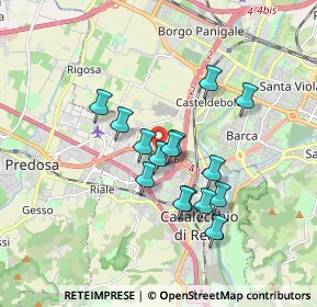Mappa Asse Attrezzato Sud - Ovest, 40132 Bologna BO, Italia (1.442)