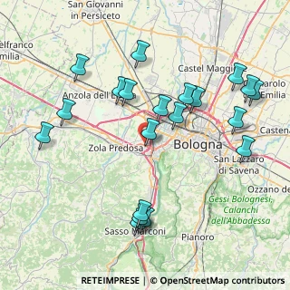 Mappa Asse Attrezzato Sud - Ovest, 40132 Bologna BO, Italia (8.8875)