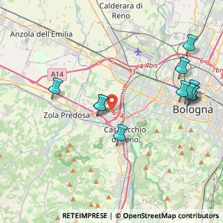Mappa Asse Attrezzato Sud - Ovest, 40132 Bologna BO, Italia (4.74182)