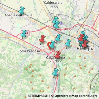 Mappa Asse Attrezzato Sud - Ovest, 40132 Bologna BO, Italia (4.52158)