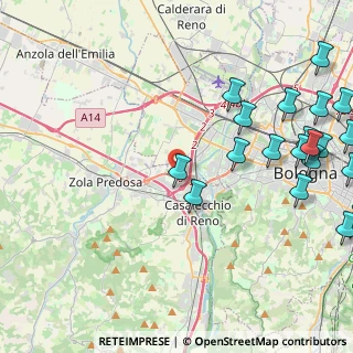 Mappa Asse Attrezzato Sud - Ovest, 40132 Bologna BO, Italia (6.015)