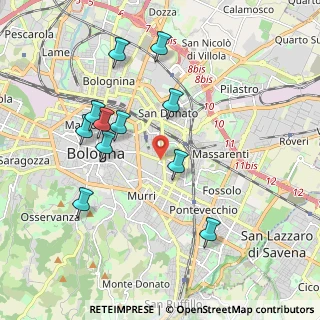 Mappa Via Massarenti Giuseppe, 40138 Bologna BO, Italia (1.97)