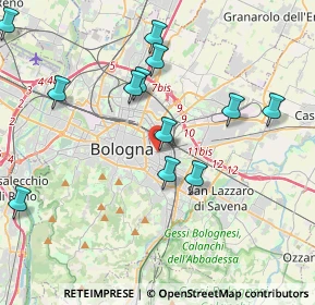 Mappa Via Massarenti Giuseppe, 40138 Bologna BO, Italia (4.28417)