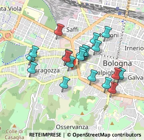 Mappa Via Giuseppe Galletti, 40134 Bologna BO, Italia (0.756)