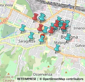 Mappa Via Giuseppe Galletti, 40134 Bologna BO, Italia (0.779)