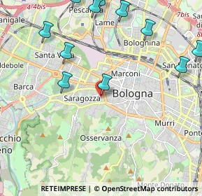 Mappa Via Giuseppe Galletti, 40134 Bologna BO, Italia (2.69636)