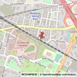 Mappa Via Guelfa, 5, 40138 Bologna, Bologna (Emilia Romagna)