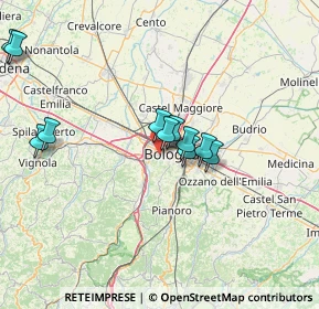 Mappa Via Irma Bandiera, 40134 Bologna BO, Italia (13.63455)