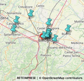 Mappa Via dal Lino, 40134 Bologna BO, Italia (9.59231)