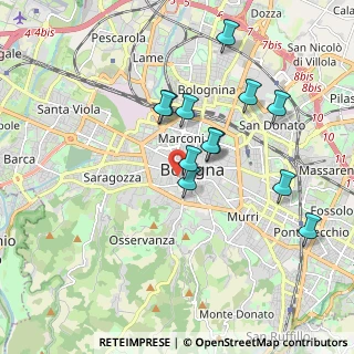 Mappa Via Barberia, 40123 Bologna, Italia (1.71167)