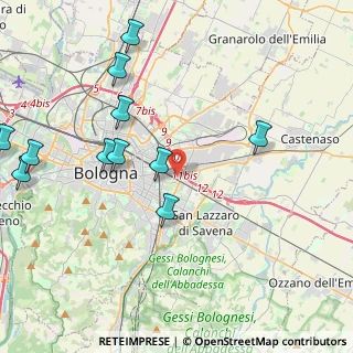 Mappa Via Guelfa, 40138 Bologna BO, Italia (4.95364)