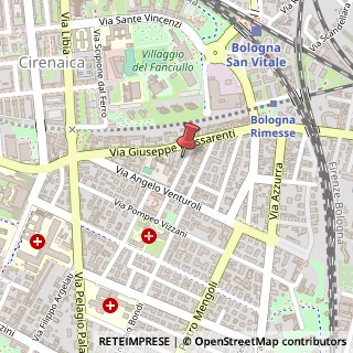 Mappa Via Bartolomeo Triachini, 3, 40138 Bologna, Bologna (Emilia Romagna)